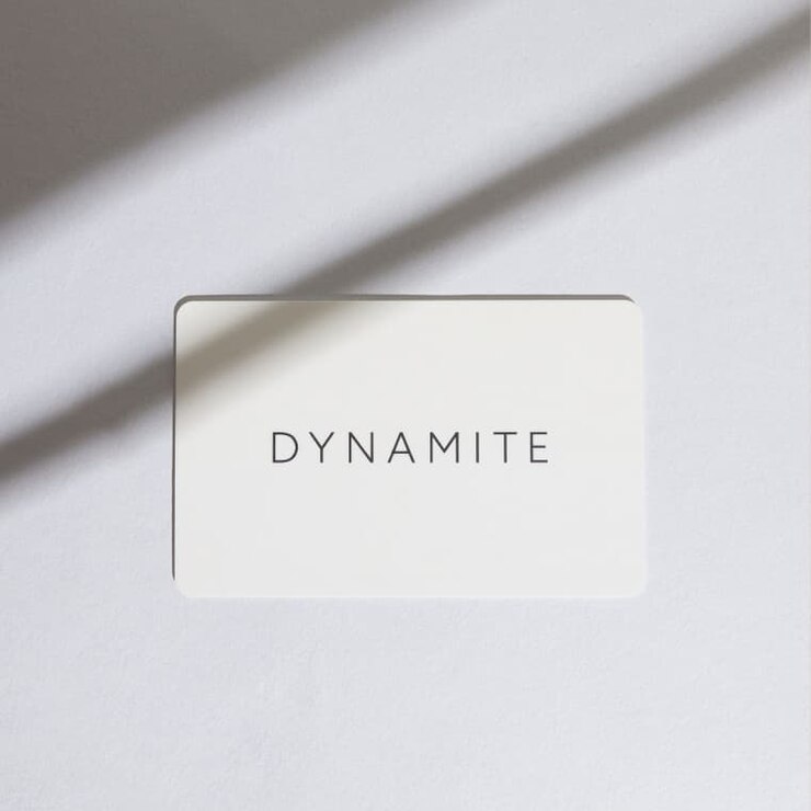 Dynamite physical gift card.
