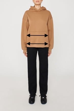 Female model wearing Garage clothing